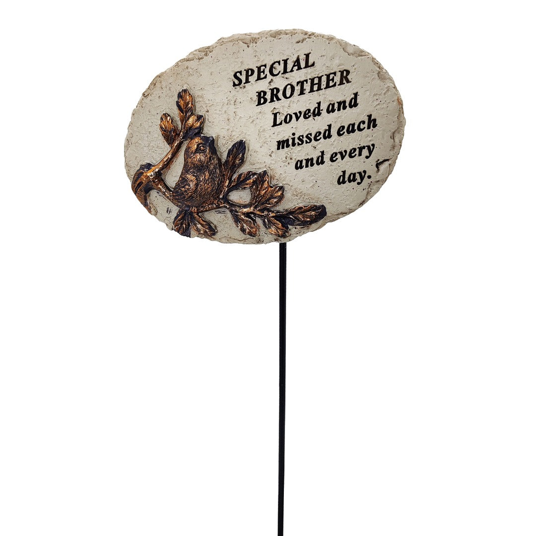 Special Brother robin memorial tribute stick