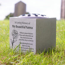 Load image into Gallery viewer, Beautiful Nanna Rose If Flowers Grow In Heaven Memorial Grave Side Flower Vase Pot