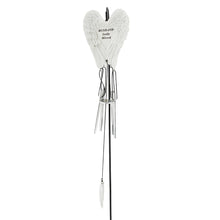 Load image into Gallery viewer, Husband Sadly Missed Guardian Angel Wings Wind Chime