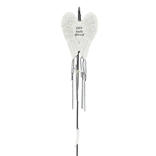 Load image into Gallery viewer, Son Sadly Missed Guardian Angel Wings Wind Chime