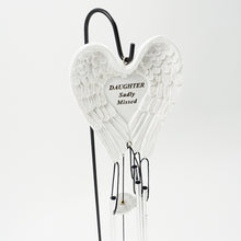 Load image into Gallery viewer, Daughter Sadly Missed Guardian Angel Wings Wind Chime
