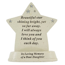 Load image into Gallery viewer, Special Daughter Shining Star Plaque