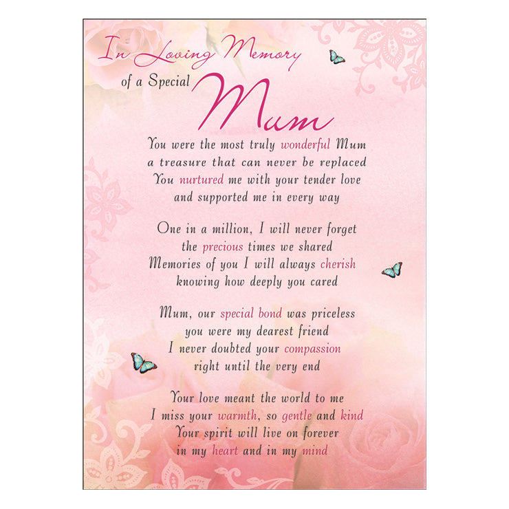 Angraves Special Mum & Dad commemorativa Fiore Diamante