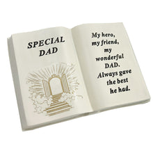 Load image into Gallery viewer, Special Dad Stairway to Heaven Memorial Graveside Book Plaque