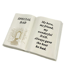 Load image into Gallery viewer, Special Dad Stairway to Heaven Memorial Graveside Book Plaque