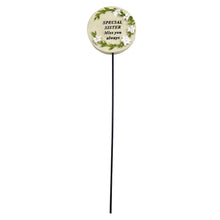 Load image into Gallery viewer, Special Sister Lily Flower Memorial Tribute Stick Graveside Grave Plaque Stake