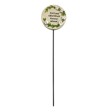 Load image into Gallery viewer, Special Nan and Grandad Lily Flower Memorial Tribute Stick Graveside Grave Plaque Stake