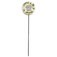 Load image into Gallery viewer, Special Husband Lily Flower Memorial Tribute Stick Graveside Grave Plaque Stake