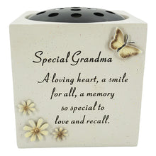 Load image into Gallery viewer, Special Grandma Butterfly & Flower Vase