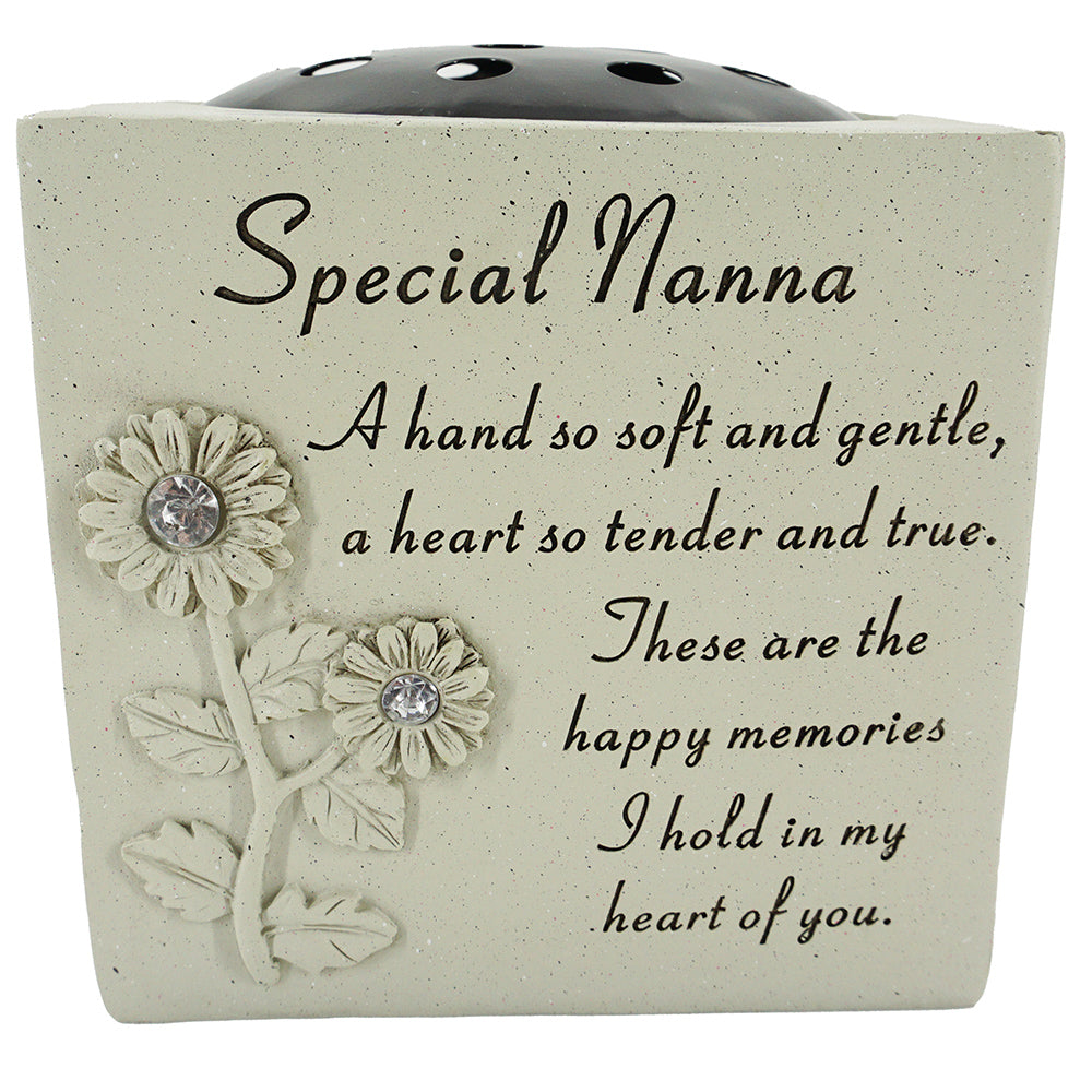 Special Nanna Diamante Flower Vase