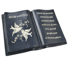 Load image into Gallery viewer, Special Mum & Dad Love & Peace Dove Memorial Book