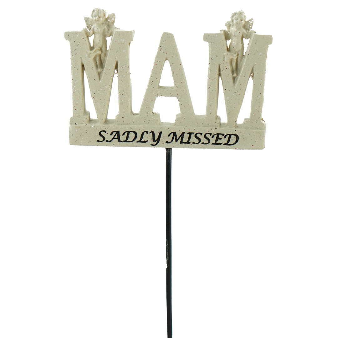 Personalised Engraved Missed More than Words Can Say Graveside Memorial Flower Vase