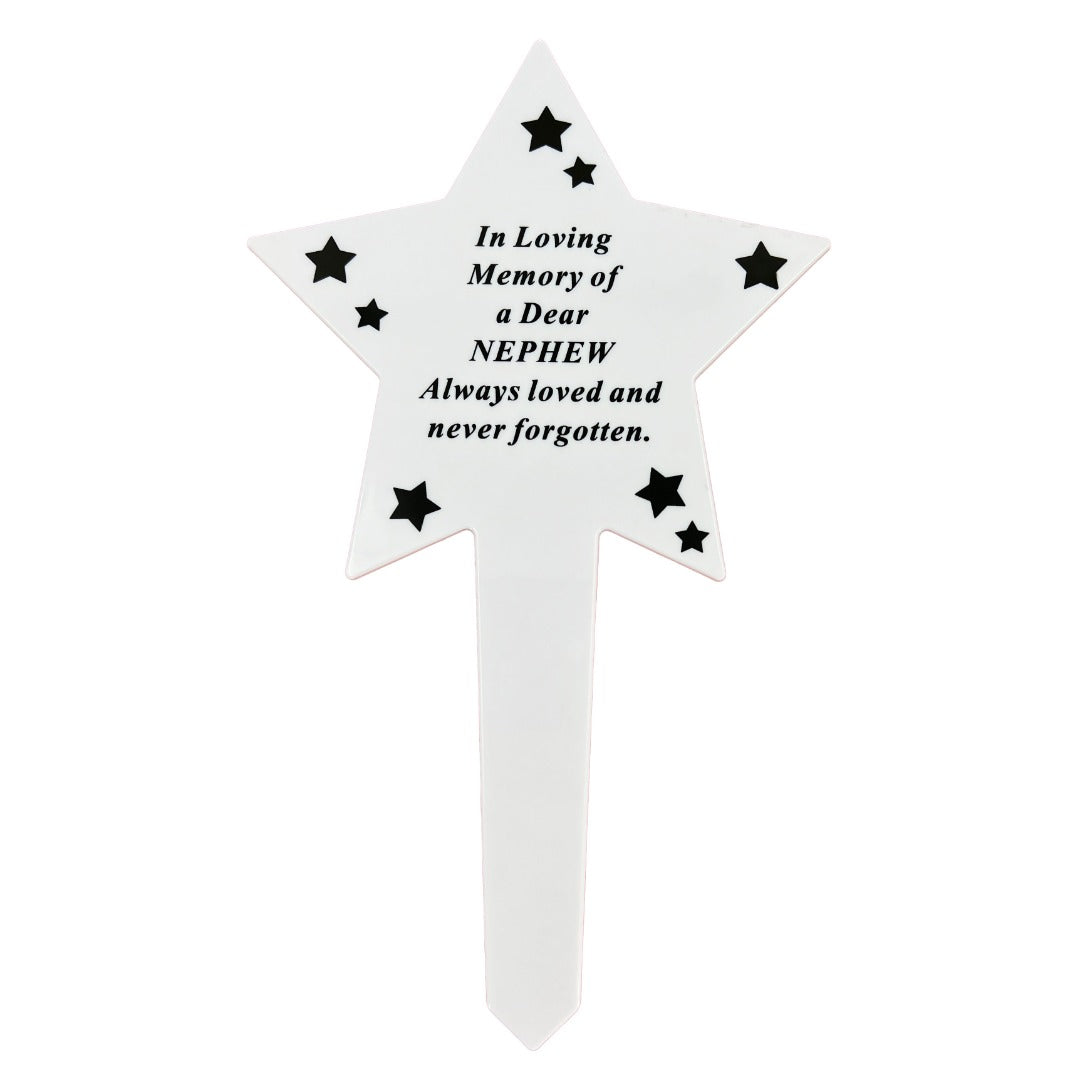 Personalised Engraved Missed More than Words Can Say Graveside Memorial Flower Vase