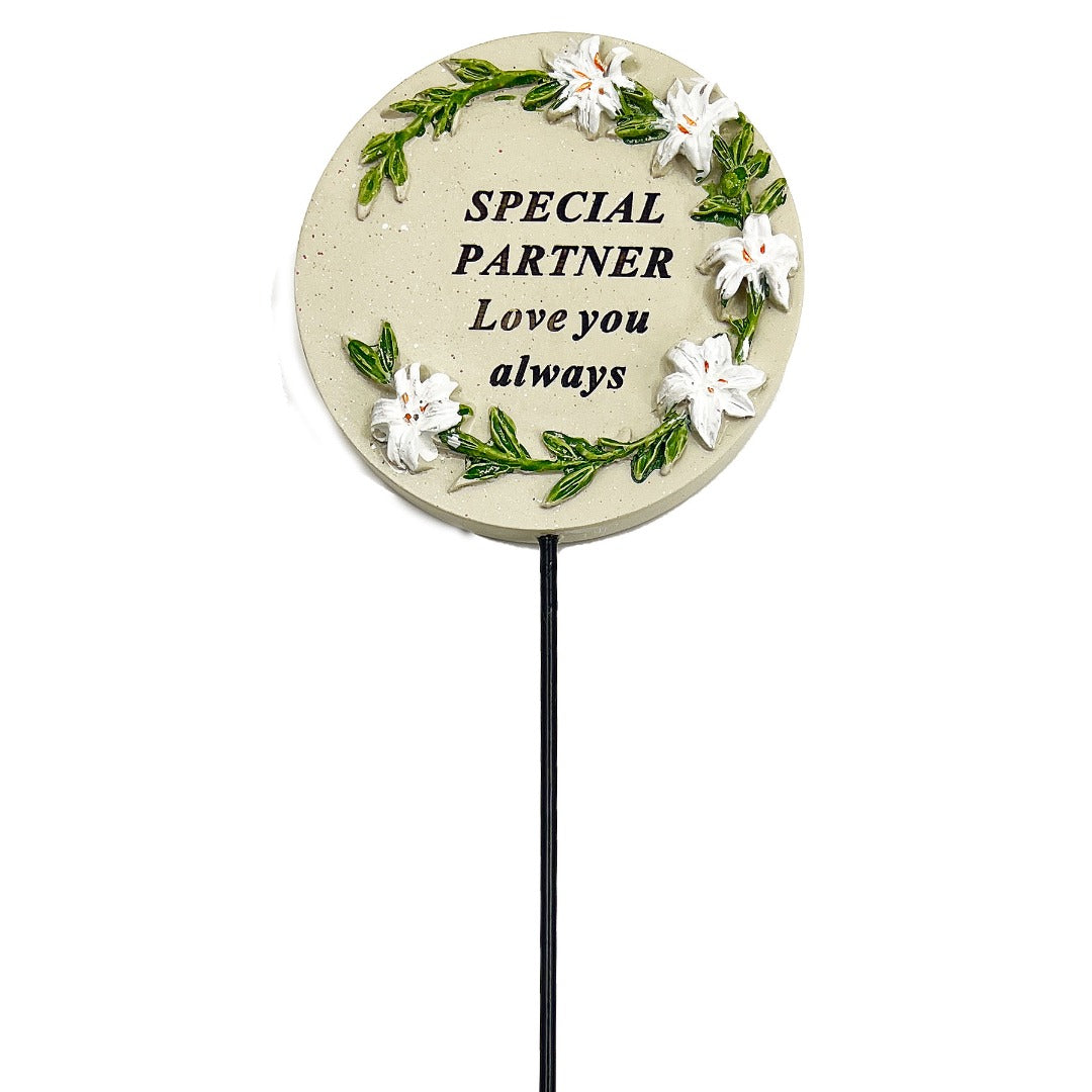 Personalised Engraved Missed More than Words Can Say Graveside Memorial Flower Vase