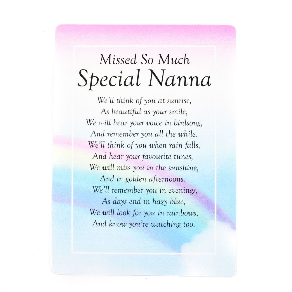 Personalised Engraved Missed More than Words Can Say Graveside Memorial Flower Vase