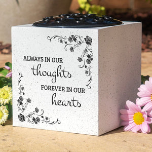 Forever in Our Hearts Rose Graveside Memorial Flower Vase