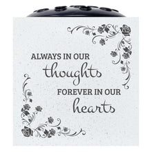 Load image into Gallery viewer, Forever in Our Hearts Rose Graveside Memorial Flower Vase