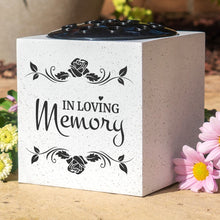 Load image into Gallery viewer, In Loving Memory Rose Graveside Memorial Flower Vase