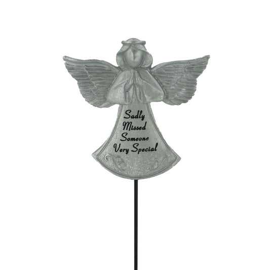 Someone Very Special silver guardian angel memorial stick