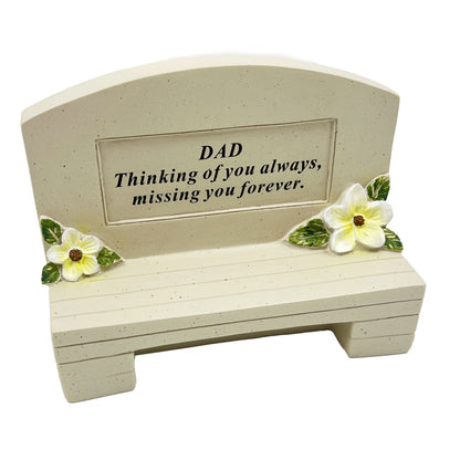 Special Dad Graveside Memorial Bench Grave Plaque Ornament Decoration Missing you Forever