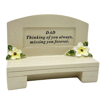 Special Dad Graveside Memorial Bench Grave Plaque Ornament Decoration Missing you Forever