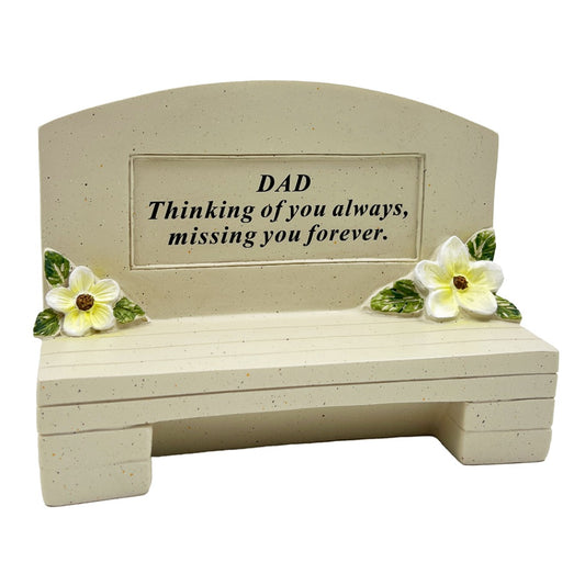 Special Dad Graveside Memorial Bench Grave Plaque Ornament Decoration Missing you Forever