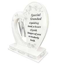 Load image into Gallery viewer, Special Grandad Graveside Memorial Wind Chime Heart Grave Plaque Ornament Decoration