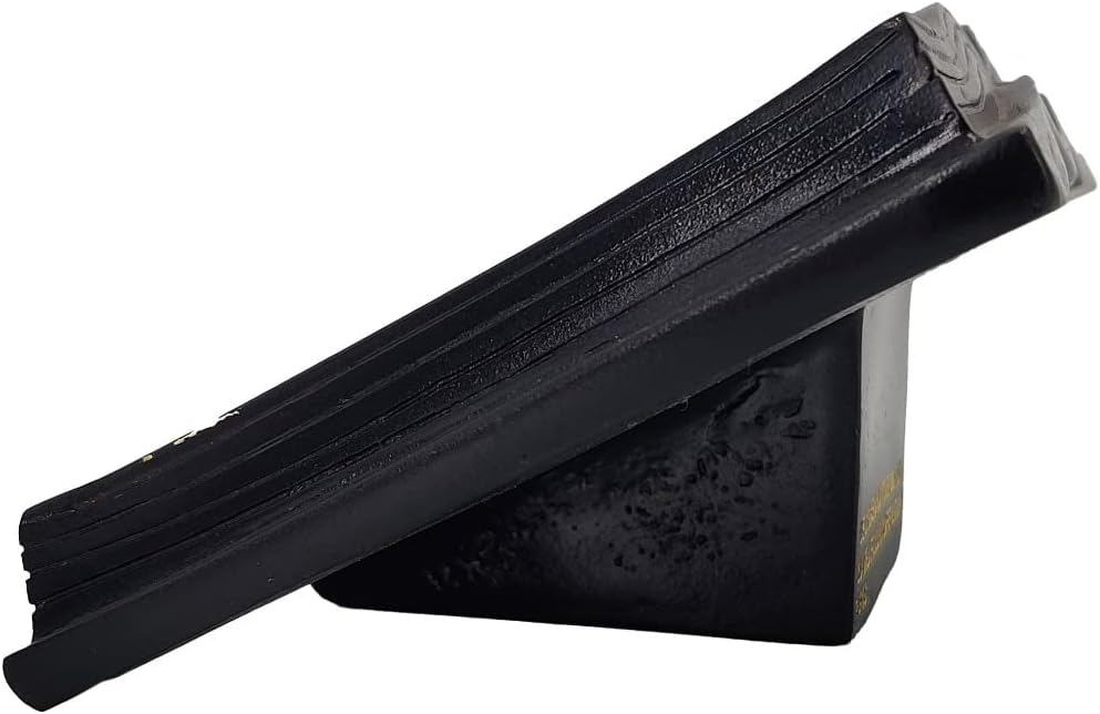 Special Auntie Gold Lily Flower Graveside Black Book Memorial Ornament Plaque