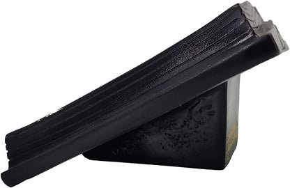Special Auntie Gold Lily Flower Graveside Black Book Memorial Ornament Plaque