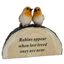 Load image into Gallery viewer, Loved One Someone Special Graveside Memorial Robin Bird Grave Plaque Ornament Decoration Sadly Missed