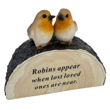 Load image into Gallery viewer, Loved One Someone Special Graveside Memorial Robin Bird Grave Plaque Ornament Decoration Sadly Missed