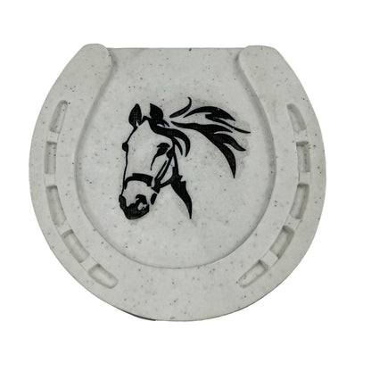 Horse Pet Horseshoe Graveside Grave Memorial Ornament Plaque