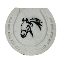 Load image into Gallery viewer, Horse Pet Horseshoe Graveside Grave Memorial Ornament Plaque