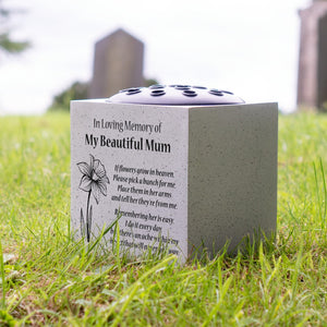 Beautiful Mum Daffodil If Flowers Grow In Heaven Memorial Grave Side Flower Vase Pot