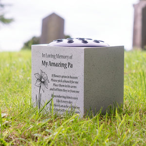 Amazing Pa Daffodil If Flowers Grow In Heaven Memorial Grave Side Flower Vase Pot