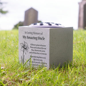 Amazing Uncle Daffodil If Flowers Grow In Heaven Memorial Grave Side Flower Vase Pot