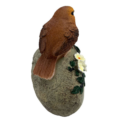 Special Dad Graveside Memorial Robin Bird Resin Stone Grave Plaque Ornament Decoration Sadly Missed