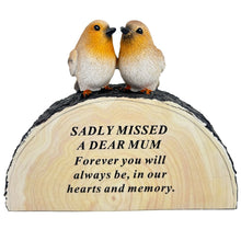 Load image into Gallery viewer, Special Mum Graveside Memorial Robin Bird Grave Plaque Ornament Decoration Sadly Missed