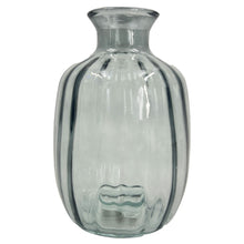 Load image into Gallery viewer, Grey Textured Bulb Glass Vase Flower Bud Jar 21cm Home Decoration Ornament