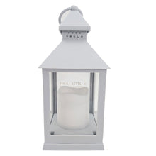 Load image into Gallery viewer, Mum Memorial LED Lantern In Loving Memory Grey Graveside Grave Light with Candle Timer