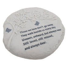 Load image into Gallery viewer, Memorial Graveside Stepping Stone Floral Tree Butterfly Garden Grave Plaque Ornament Tribute