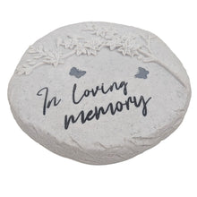 Load image into Gallery viewer, In Loving Memory Memorial Graveside Stepping Stone Floral Tree Bird Butterfly Garden Grave Plaque Ornament Tribute
