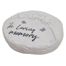 Load image into Gallery viewer, In Loving Memory Memorial Graveside Stepping Stone Floral Tree Bird Butterfly Garden Grave Plaque Ornament Tribute
