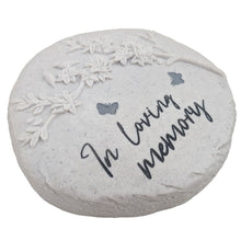 Load image into Gallery viewer, In Loving Memory Memorial Graveside Stepping Stone Floral Tree Bird Butterfly Garden Grave Plaque Ornament Tribute