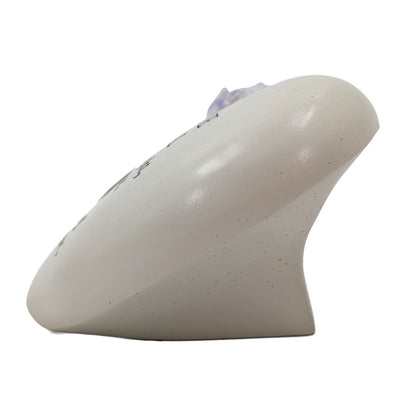 Special Dad Memorial Heart Plaque Resin Graveside Grave Ornament with Tulips