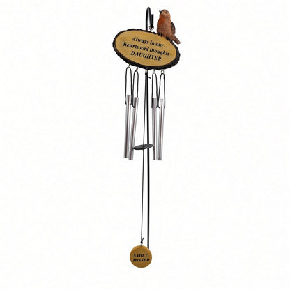 Daughter Sadly Missed Robin Bird Graveside Memorial Wind Chime