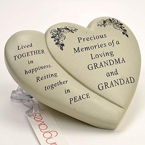 Grandma graveside memorial plaque ornament