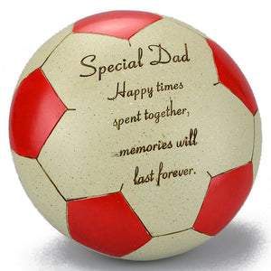Special Dad Red Football Memorial Ornament