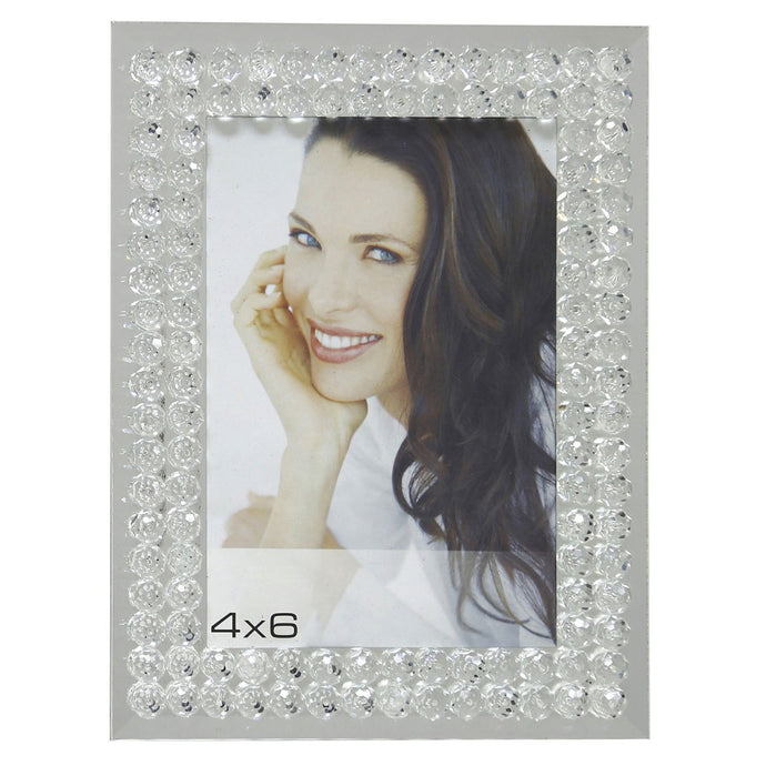 Mirror Glass Bubble Photo Frame (4 x 6 Inch) - Angraves Memorials