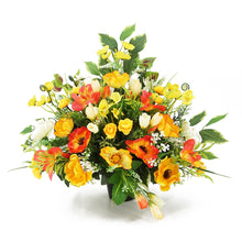 Load image into Gallery viewer, Alani Orange Anemone Artificial Flower Memorial Arrangement